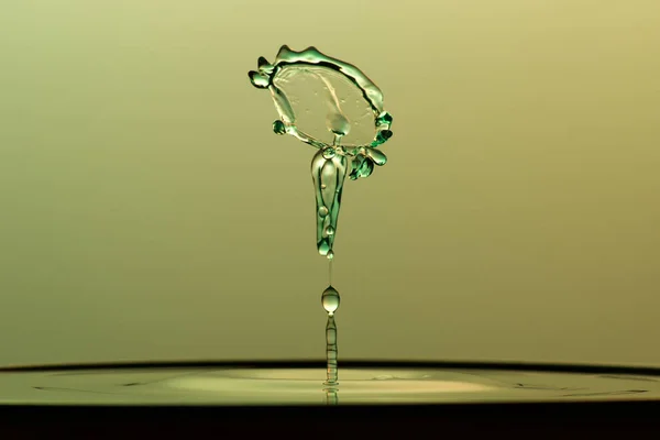 Gotas Agua Grabación Alta Velocidad —  Fotos de Stock