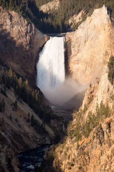 Parque Nacional Yellowstone Parque Nacional Los Estados Unidos Esto Convierte — Foto de Stock