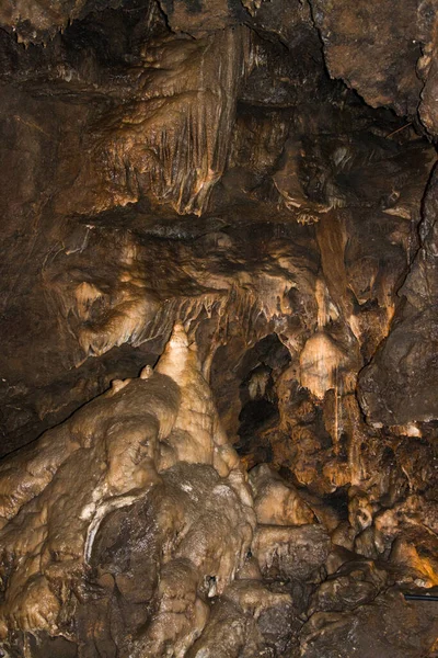 Kittelsthaler Stalactite Cave Ruhla Thüringen Tyskland — Stockfoto