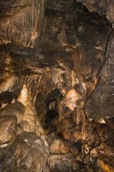 Kittelsthaler Stalactite Cave Ruhla Тюрингия Германия — стоковое фото