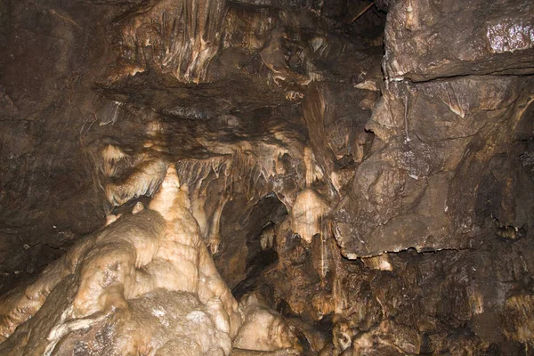 Kittelsthaler Stalactite Cave Ruhla Thuringia Germany — стокове фото