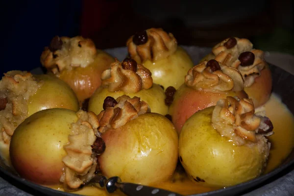 Smażone Ziemniaki Czosnkiem Cebulą — Zdjęcie stockowe