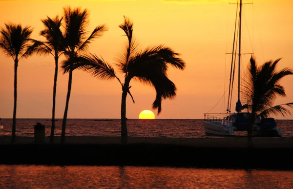 Belo Céu Cênica Pôr Sol — Fotografia de Stock