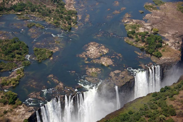 Victoria Falls Simbabwe Wasserfall — Stockfoto