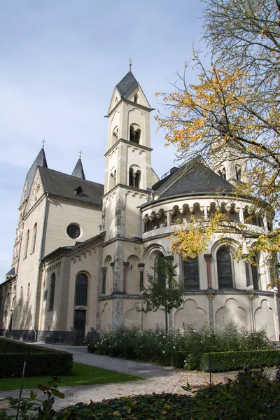 Kościół Florina Koblencja Niemcy — Zdjęcie stockowe