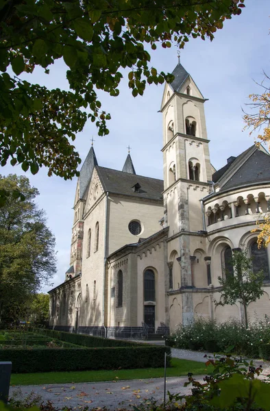 Kirche Florin Koblenz Deutschland — Stockfoto