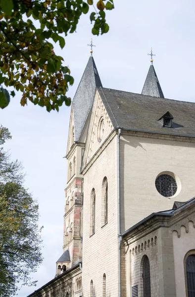 Kyrkan Florin Koblenz Tyskland — Stockfoto