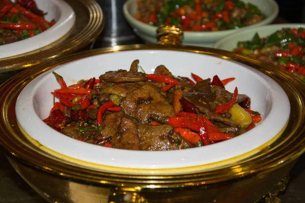 Čína Kuchyně Szechuanu — Stock fotografie