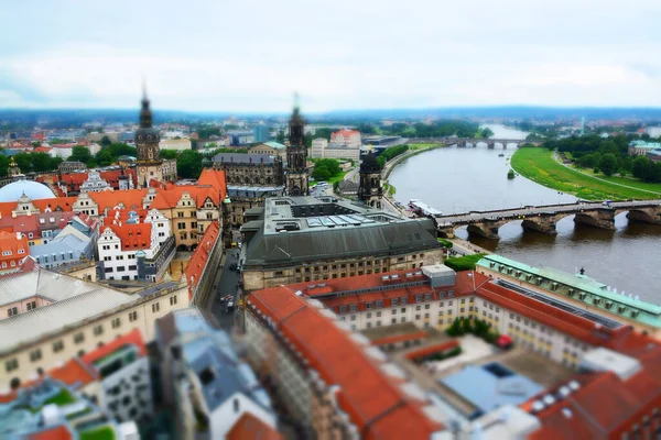 Dresden Germany Tilt Shift — стоковое фото