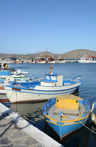 Bateaux Pêche Dans Port Ville — Photo