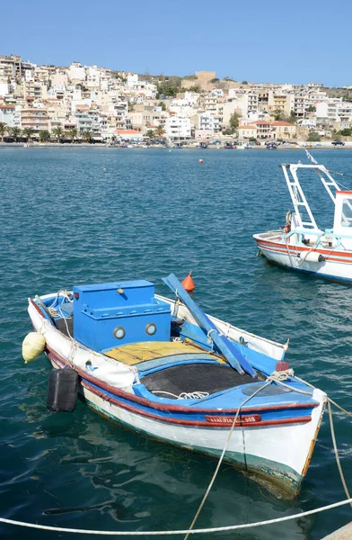 Gamla Fiskebåtar Hamnen — Stockfoto