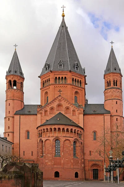 Coro Oriental Cruz Leste Casa Catedral Mainz — Fotografia de Stock