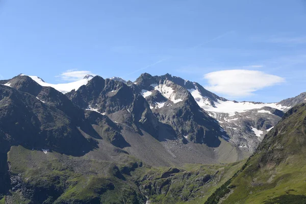 Vista Panorámica Del Hermoso Paisaje Los Alpes — Foto de Stock