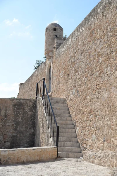 Κάστρο Κασάρμα Σιτιά Τσιμέντο Ελλάδα Φρούριο Κάστρο Τείχη Αλσταντ Ενετικό — Φωτογραφία Αρχείου