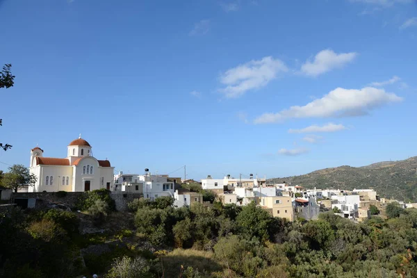 Kirche Moulina Kreta Griechenland Kapelle Religion Architektur Ostkreta Nordküste Ort — Stockfoto