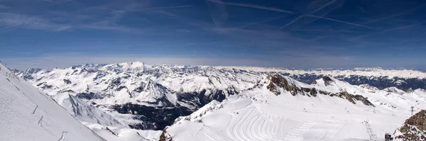 Alpine Panorama Montanhas Austríacas — Fotografia de Stock