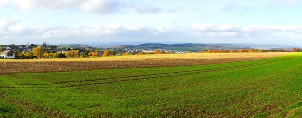 Moselle Valley Autumn Panorama — Stock Photo, Image