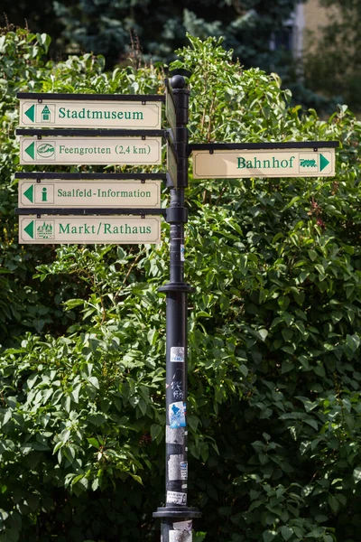 Система Туристичного Контролю Saalfeld Feengrottenstadt — стокове фото