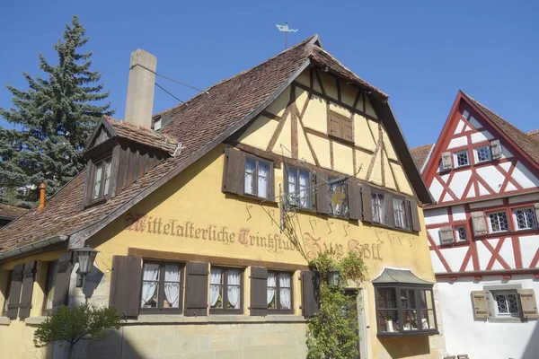 Rothenburg Der Tauber的工匠家 — 图库照片