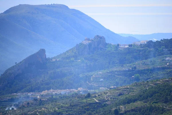 Die Berge Von Guadalest Spanien — Stockfoto