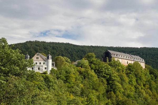 Utsikt Över Slottet Schwarzburg — Stockfoto