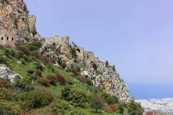 Castillo Cruzado Hilarion Girne — Foto de Stock