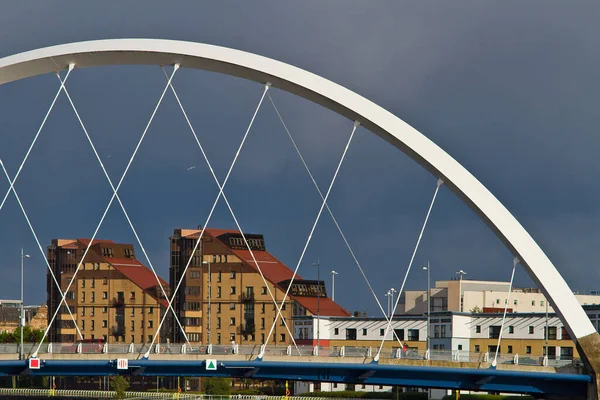 克莱德河大桥 格拉斯哥 — 图库照片