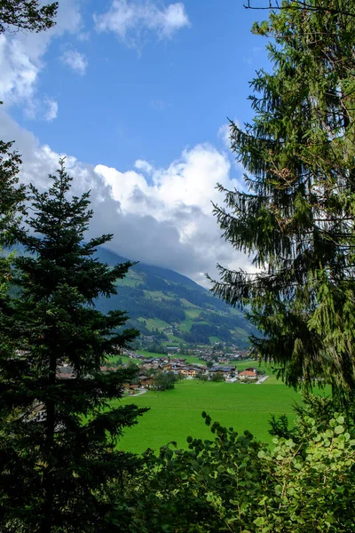 Uitzicht Burgstall Bij Mayrhofen Tirol Oostenrijk — Stockfoto