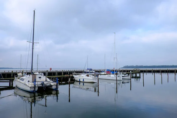 Port Ribnitz Damgarten Mecklenburg Vorpommern Germany — Stock Photo, Image