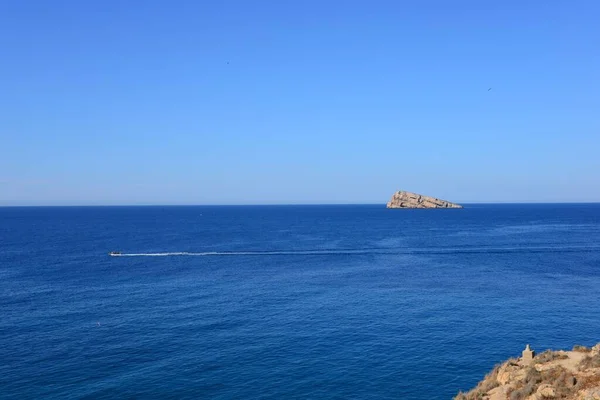 Einzelstrand Der Costa Blanca Spanien — Stockfoto