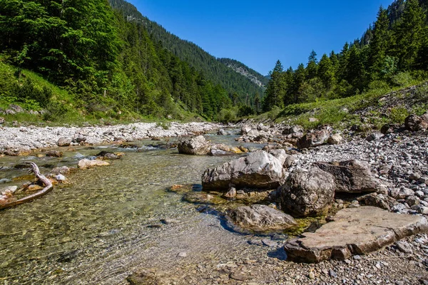 Rzeki Alp Tyrolskich — Zdjęcie stockowe