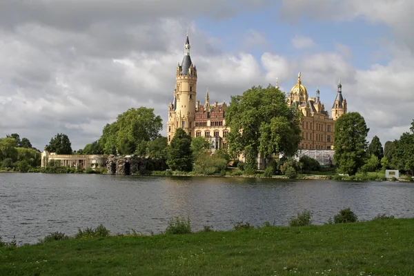 Schwerin Castillo Sede Del Parlamento Estatal Schwerin Mecklenburg Vorpommern Alemania —  Fotos de Stock