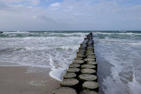 Almanya Nın Mecklenburg Vorpommern Eyaletinde Baltık Denizi Kıyısındaki Wustrow Tatil — Stok fotoğraf
