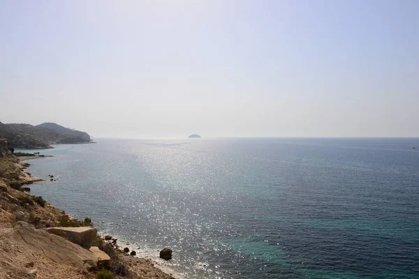 Einzelbadestrand Spanien Costa Blanca — Stockfoto