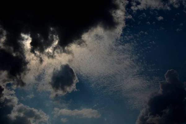 Nuages Dans Ciel Cumulus Dans Air — Photo