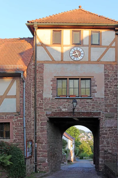 Porta Torre Dei Festeggiamenti Dilsberg Neckar — Foto Stock