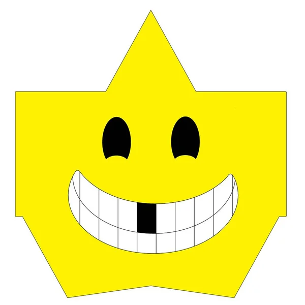 Zeichnung Abstrakter Smiley Illustrationen — Stockfoto