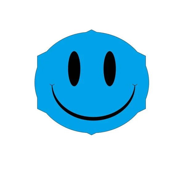 Ritning Abstrakt Smiley Illustration — Stockfoto