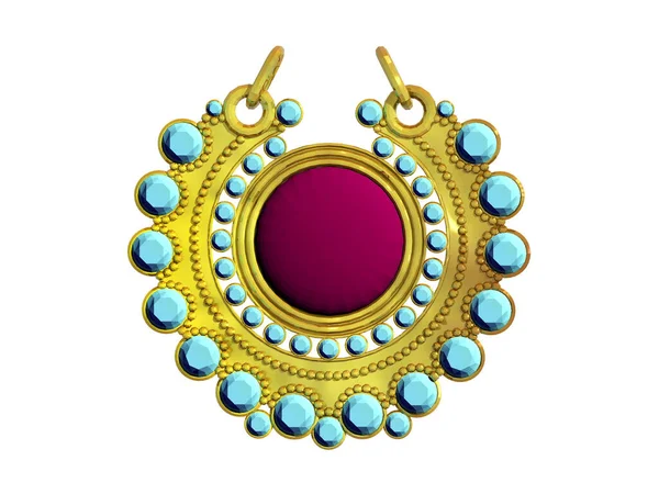 Šperky Náušnice Řemeslné Ušní Kroužky — Stock fotografie