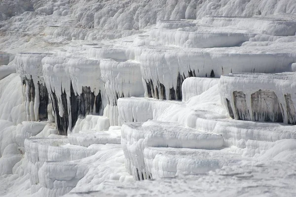 Pamukkale Carbonate 미네랄 Geology — 스톡 사진