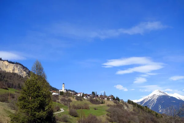 Brienz Brinzauls Švýcarsku — Stock fotografie