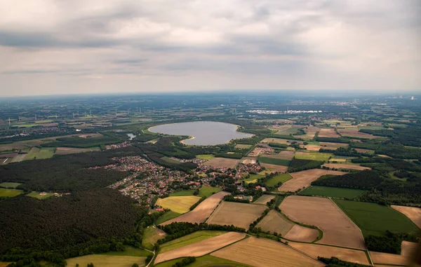 stock image Reservoir Geeste in the Emsland,north of Lingen.