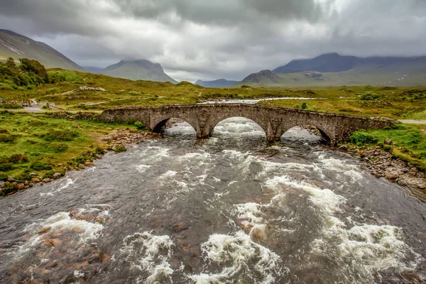 Sligachan Bridge Isola Skye Highland Scozia — Foto Stock