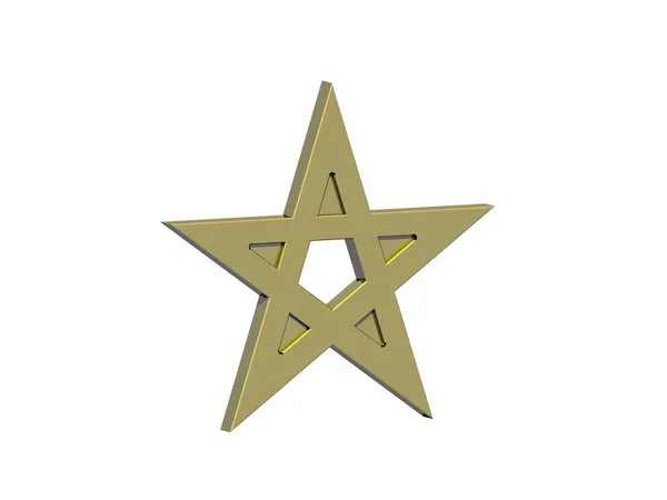 Estrella Icono Vector Ilustración —  Fotos de Stock