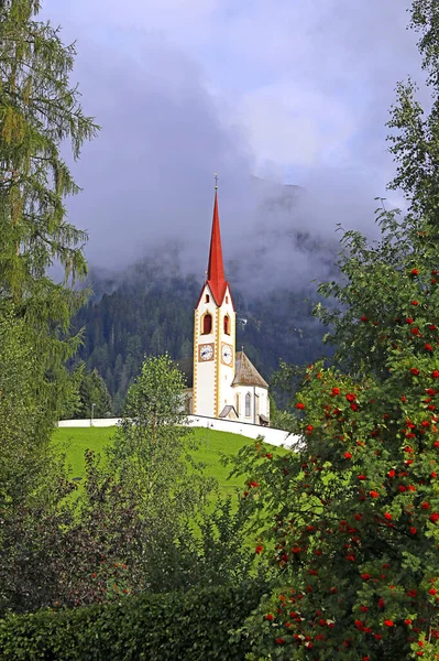 Church Nicholas Winnebach Innichen — Stock Photo, Image