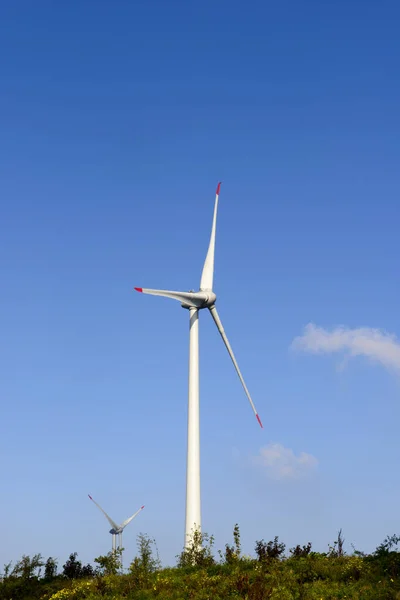 Windenergie Alternatieve Opwekking Van Elektriciteit — Stockfoto