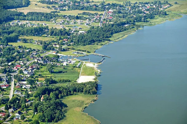 Hava Görünümü Bodstedter Bodden — Stok fotoğraf