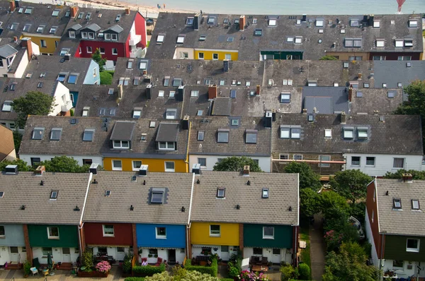 Colourful Houses Helgoland — Stock Photo, Image