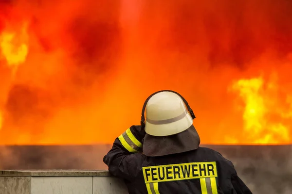 Extintor Incêndio Cidade — Fotografia de Stock