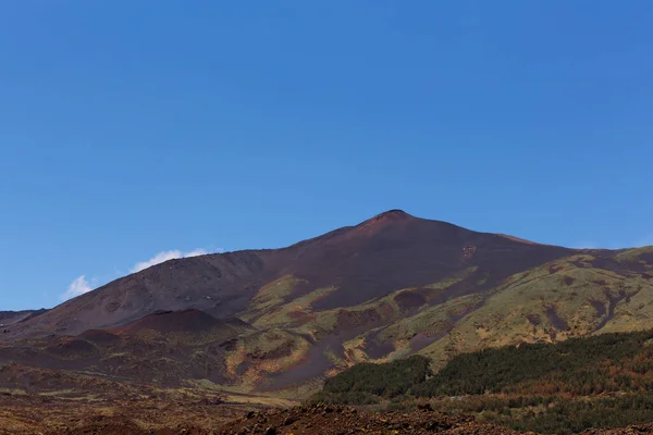 Volcan Aetna Sur Les Montagnes Sicile Les Cratères Latéraux — Photo